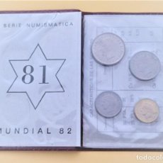 Monedas de España: CARTERA COMPLETA ANUAL DE ESPAÑA SERIE NUMISMATICA MUNDIAL 82 (AÑO 1980 *81). SIN CIRCULAR.