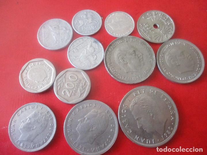 Monedas de Espa&ntilde;a: Lote 12 monedas espa&ntilde;olas diferentes - Foto 1