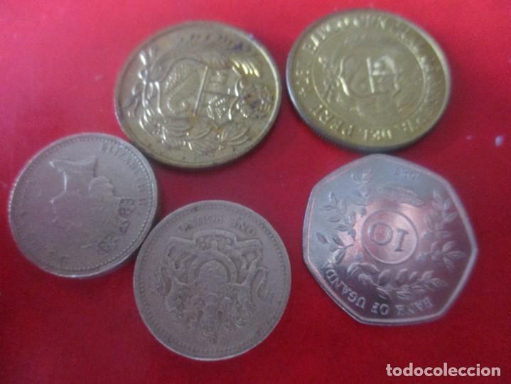 Monedas de Espa&ntilde;a: Lote de 5 monedas extranjeras diferentes - Foto 2