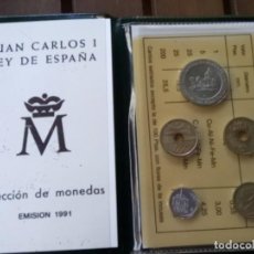 Monedas de España: CARTERA DE MONEDAS AÑO 1991 , PERFECTA. Lote 359921255