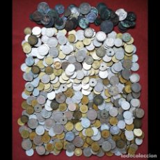 Monedas de España: ⚜️ 2,71 KILOS DE MONEDA ESPAÑOLA. INCLUYE LOTE DE MONEDAS DE COBRE. Lote 362065850