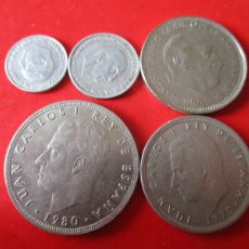 Monedas de España: LOTE 5 MONEDAS ESPAÑOLAS DIFERENTES. Lote 363977726