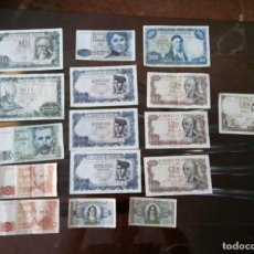 Monedas de España: LOTE DE 16 BILLETES ESPAÑA VARIADOS , VER FOTOS EN GENERAL BUENA CONSERVACION. Lote 365530581