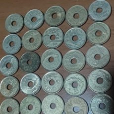 Monedas de España: LOTE MONEDAS 25 PESETAS DIFERENTES FECHAS Y DIFERENTES DIBUJOS. Lote 368062786