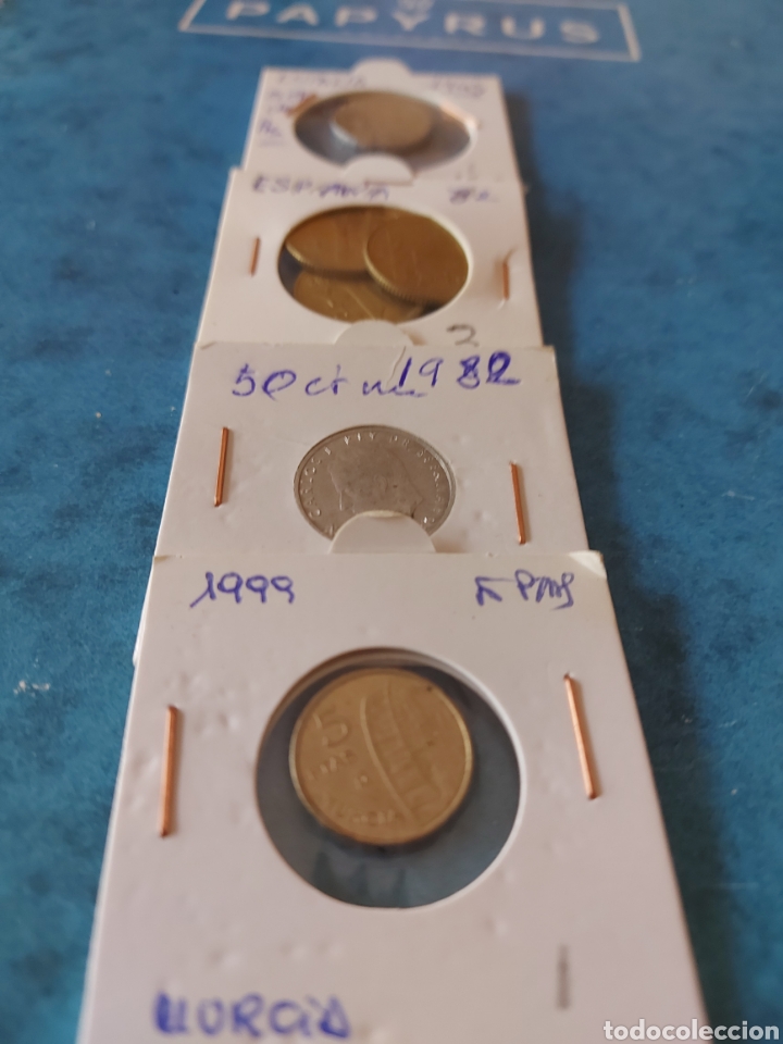 Monedas de Espa&ntilde;a: 4 monedas de espa&ntilde;a - Foto 1