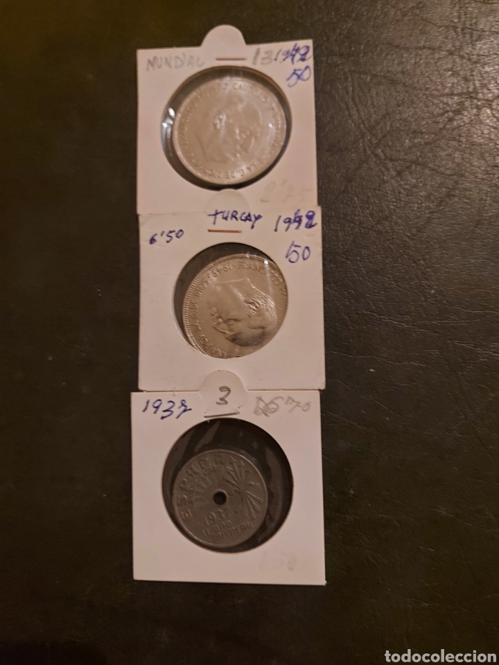 Monedas de Espa&ntilde;a: 3monedas antiguas - Foto 1