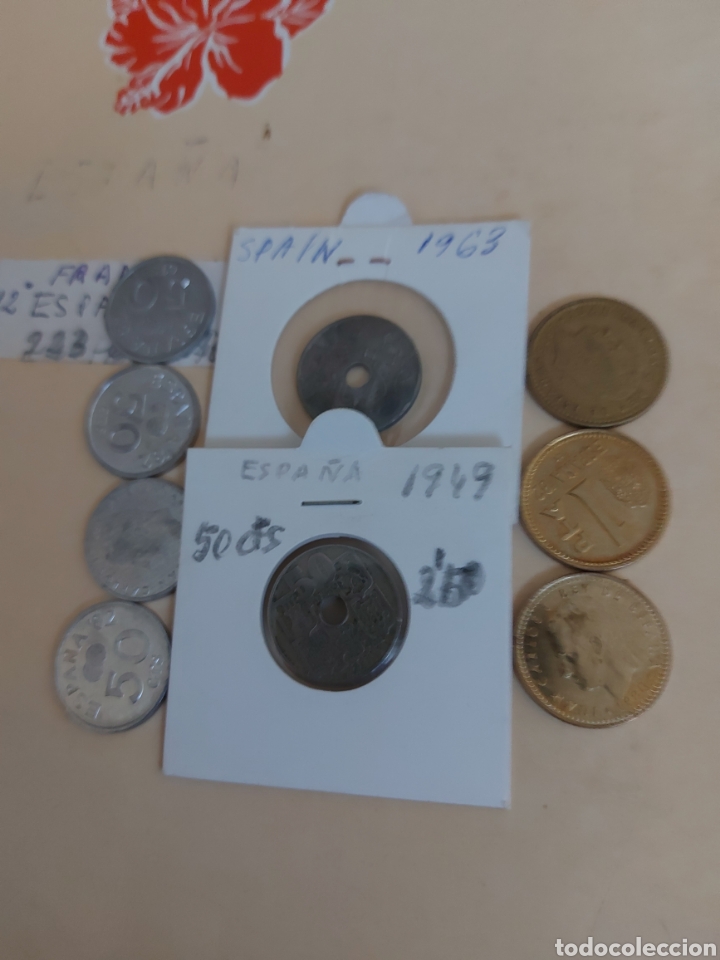 Monedas de Espa&ntilde;a: 9 monedas de espa&ntilde;a - Foto 1