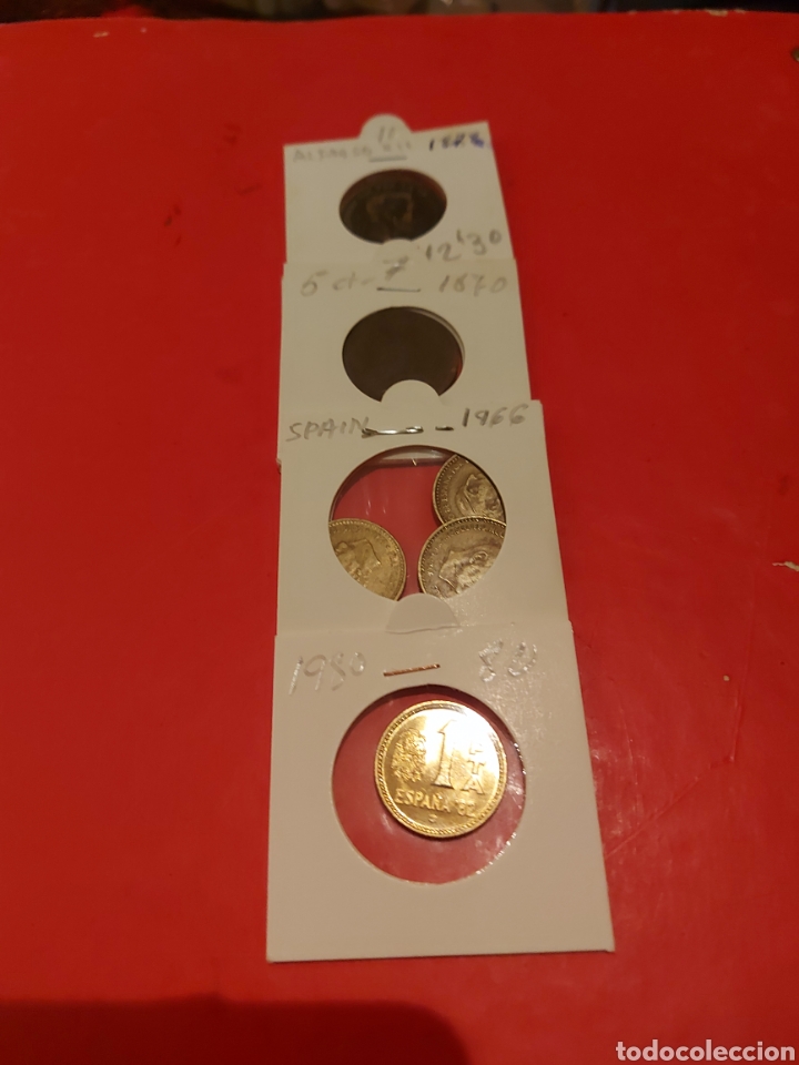 Monedas de Espa&ntilde;a: 6 monedas espa&ntilde;a - Foto 1