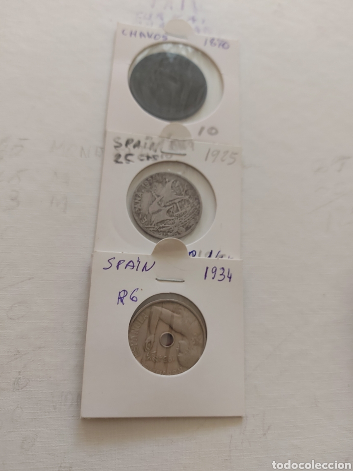Monedas de Espa&ntilde;a: 3monedas antiguedades - Foto 1