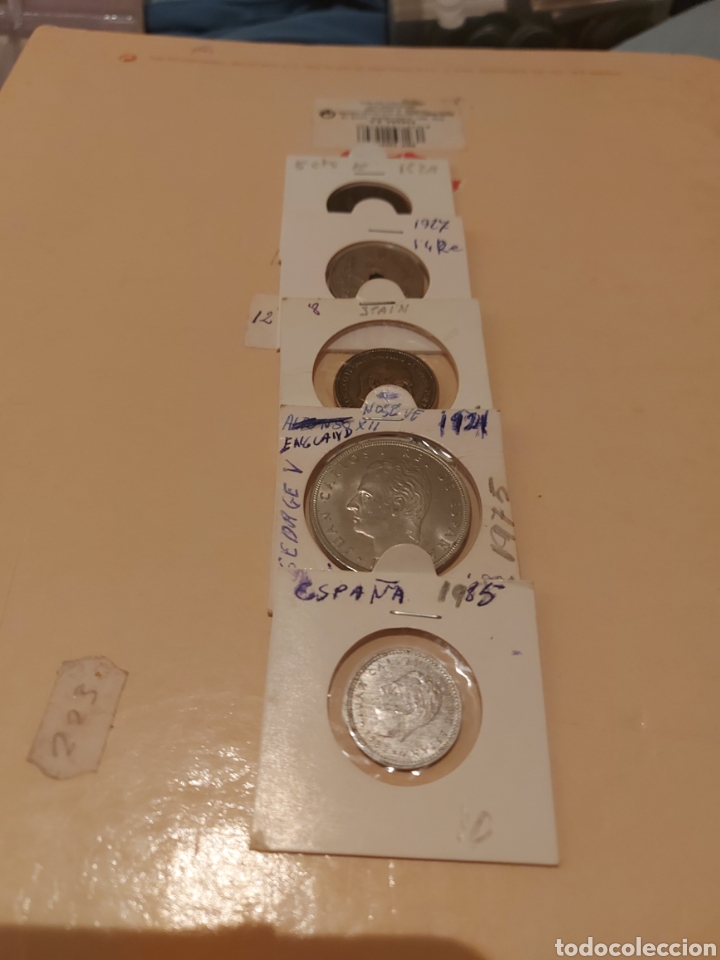 Monedas de Espa&ntilde;a: 5 monedas de espa&ntilde;a - Foto 1