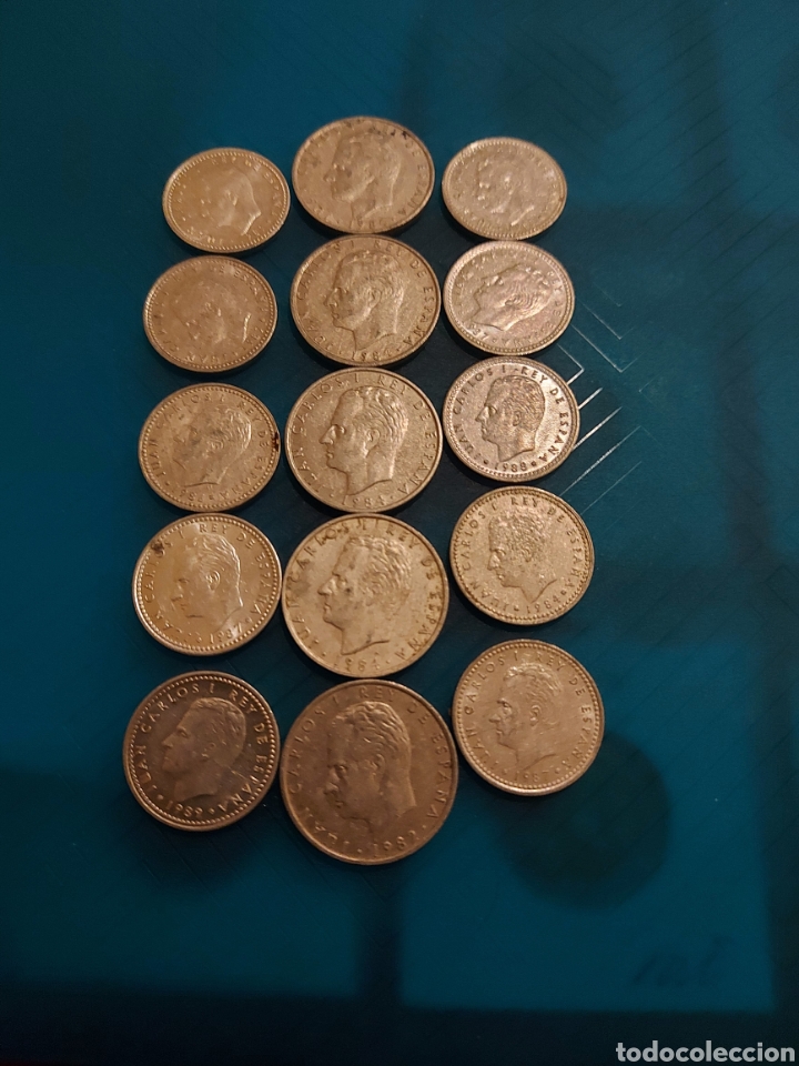 Monedas de Espa&ntilde;a: 15 monedas aluminio - Foto 1