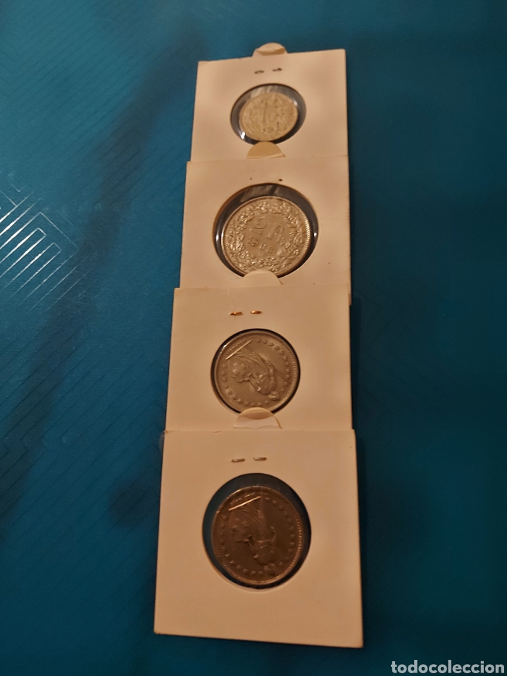 Monedas de Espa&ntilde;a: 4 monedas deSuiza - Foto 2