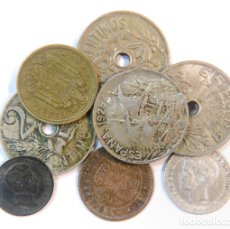 Monedas de España: LOTE DE 8 MONEDAS ESPAÑOLAS. A EXAMINAR. MBC/EBC.