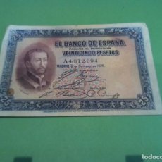 Monedas de España: BILLETE DE 25 PTS 1926 S.FR. XAVIER , CIRCULADOS B.C. NORMAL. Lote 387815059