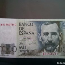 Monedas de España: BILLETE DE 1000 PTS 1979 , ATENCION CON SERIE Y LETRA SUFIJO , SIN CIRCULAR CASI PLANCHA , VER