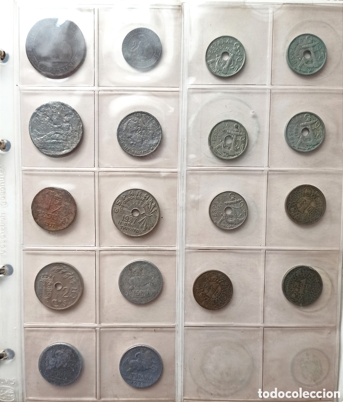 Monedas de Espa&ntilde;a: &Aacute;lbum de monedas espa&ntilde;olas - Foto 2