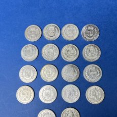 Monedas de España: LOTE DE 18 MONEDAS MUNICIPIOS DE LA REGIÓN DE MURCIA~PLATA 800~. Lote 400284909