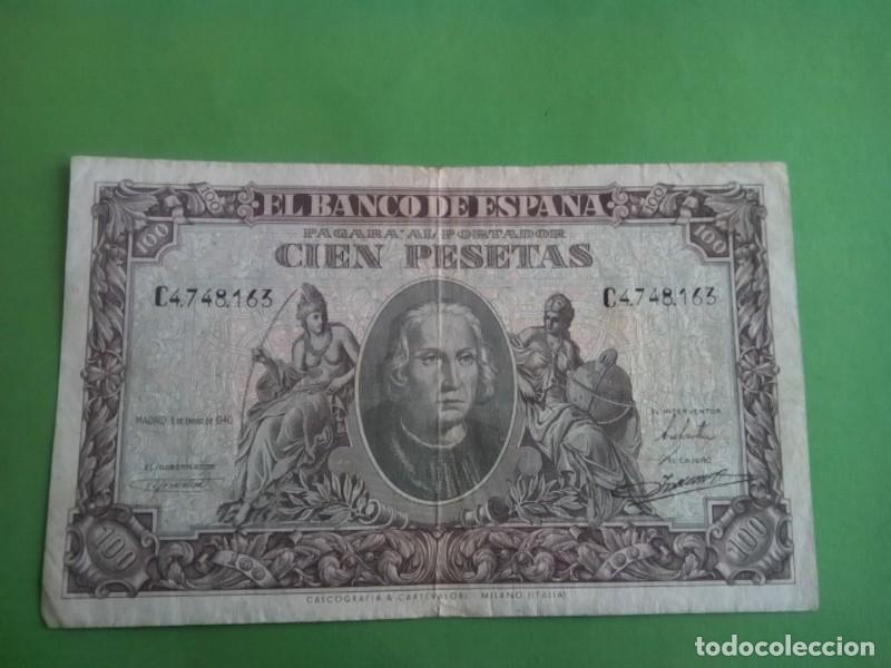 Monedas de Espa&ntilde;a: BILLETE DE 100 PTS 1940 , B.C. - Foto 1