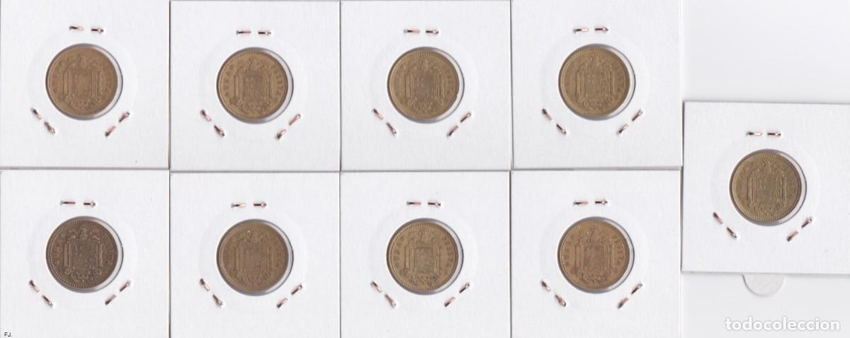 Monedas de Espa&ntilde;a: Monedas 1 Pta 1966 E Espa&ntilde;ol Estrellas (67 al 75). Mbc. - Foto 2
