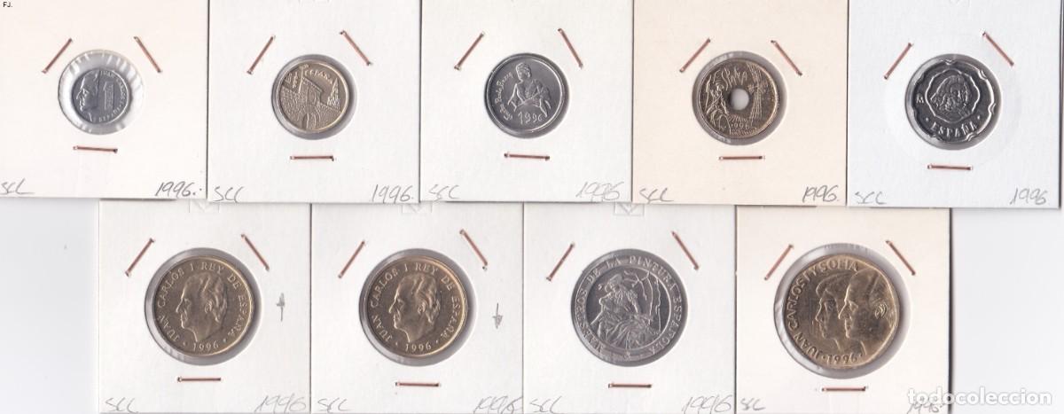 Monedas de Espa&ntilde;a: Monedas 1996 S Completa J Carlos. S/C. - Foto 1