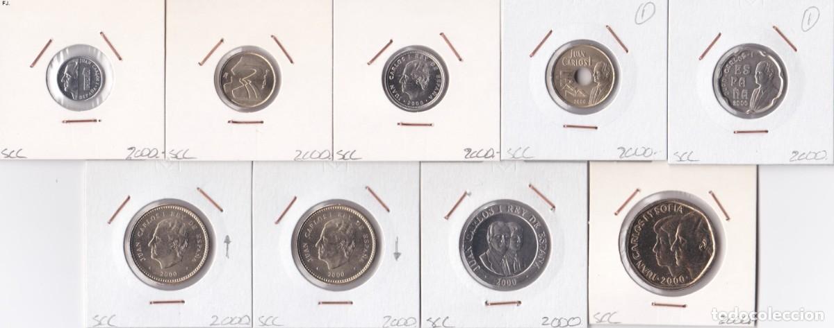 Monedas de Espa&ntilde;a: Monedas 2000 S Completa J Carlos. S/C. - Foto 1
