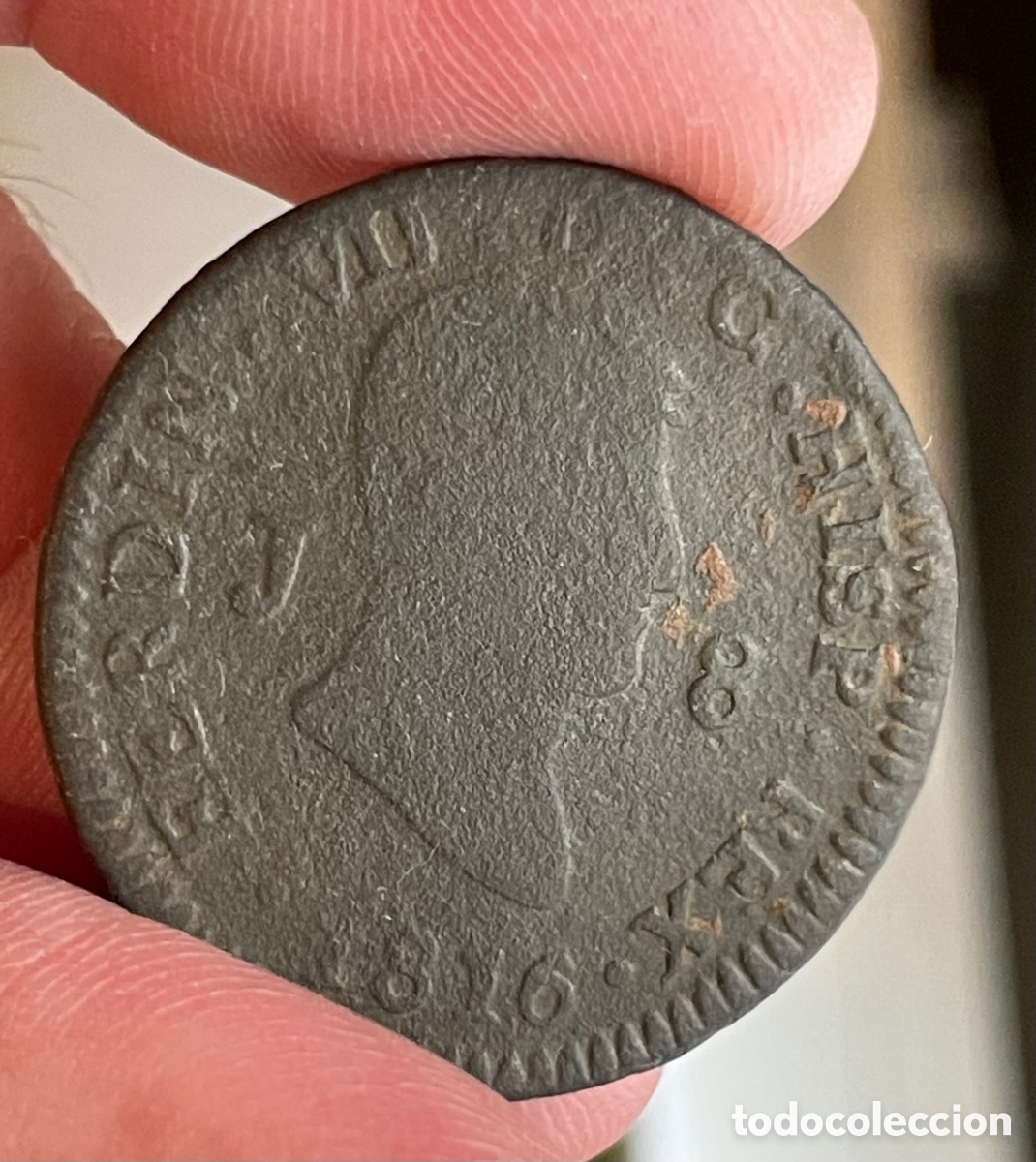 Monedas de Espa&ntilde;a: Lote de cobres variados. Monedas - Foto 2