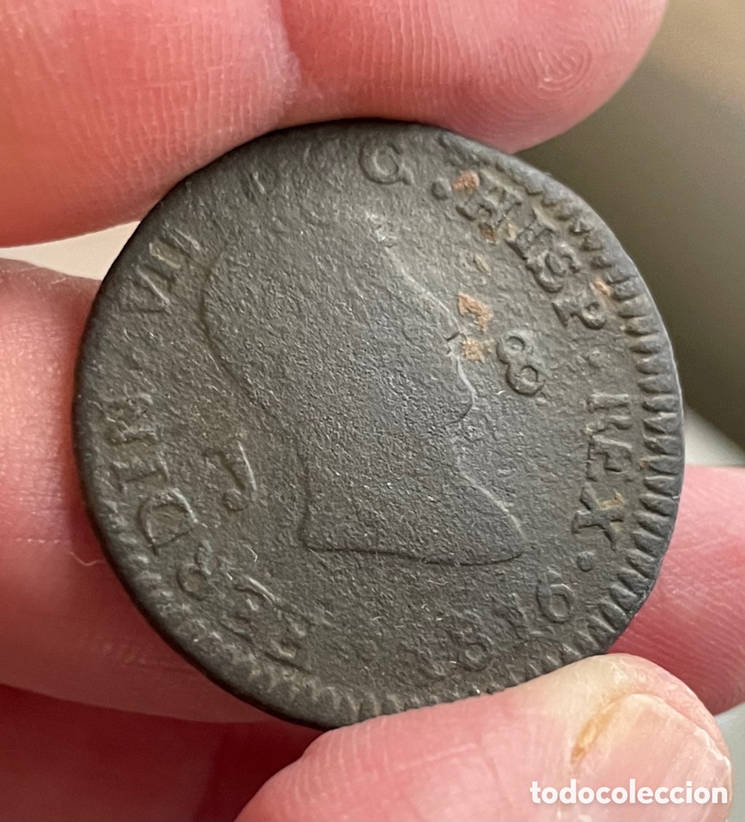 Monedas de Espa&ntilde;a: Lote de cobres variados. Monedas - Foto 7
