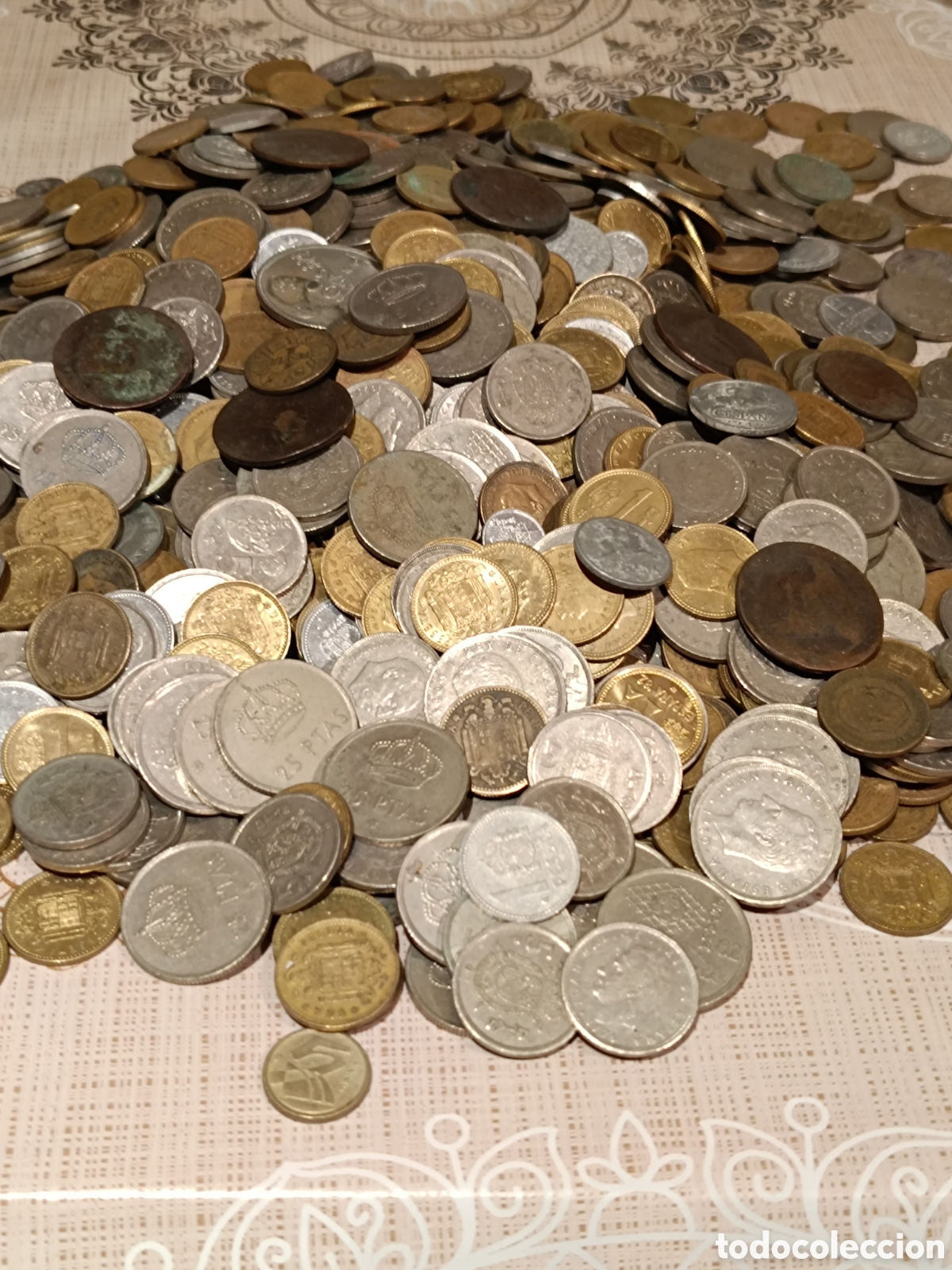 Monedas de Espa&ntilde;a: Gran lote de 5kilos de monedas - Foto 3