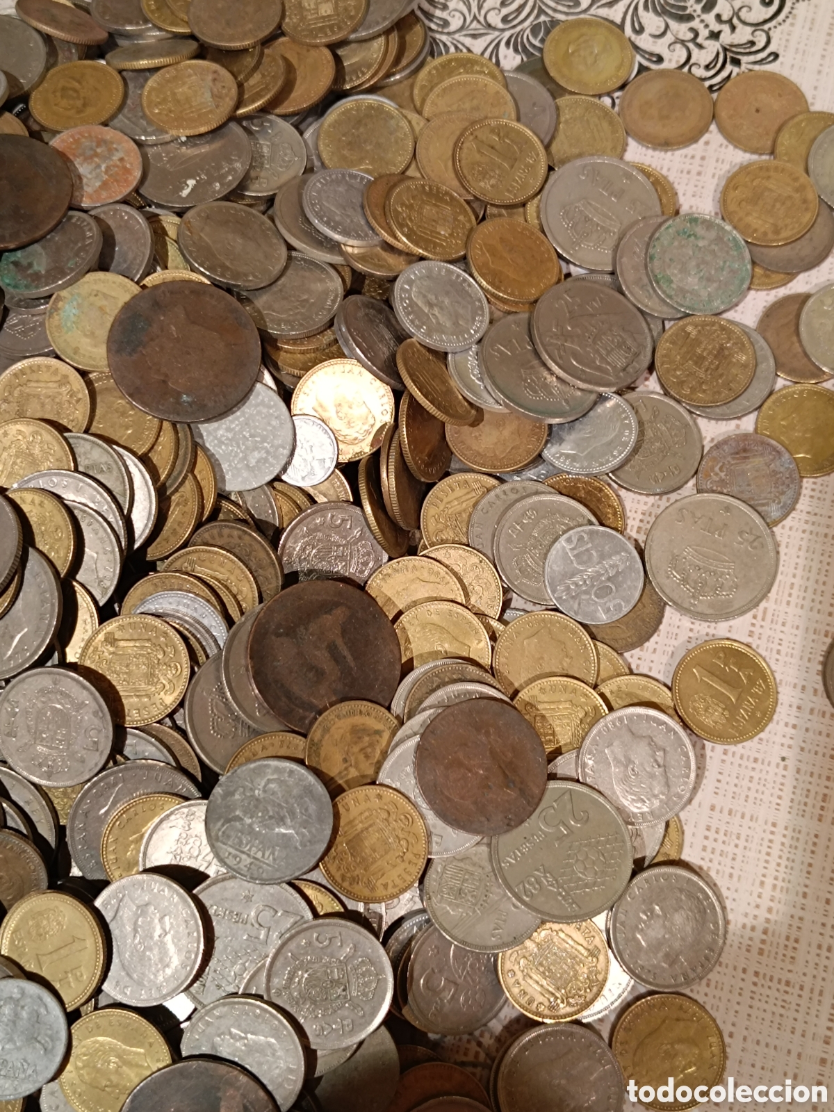 Monedas de Espa&ntilde;a: Gran lote de 5kilos de monedas - Foto 5