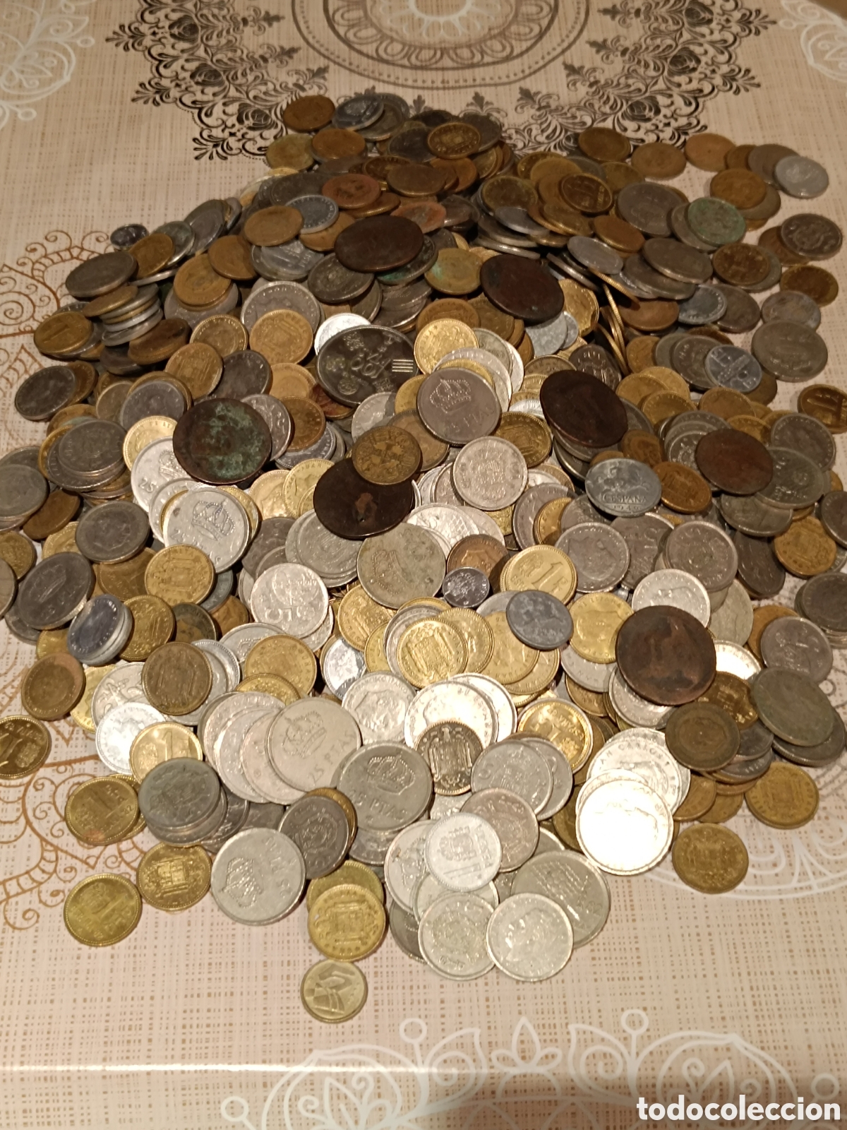 Monedas de Espa&ntilde;a: Gran lote de 5kilos de monedas - Foto 7