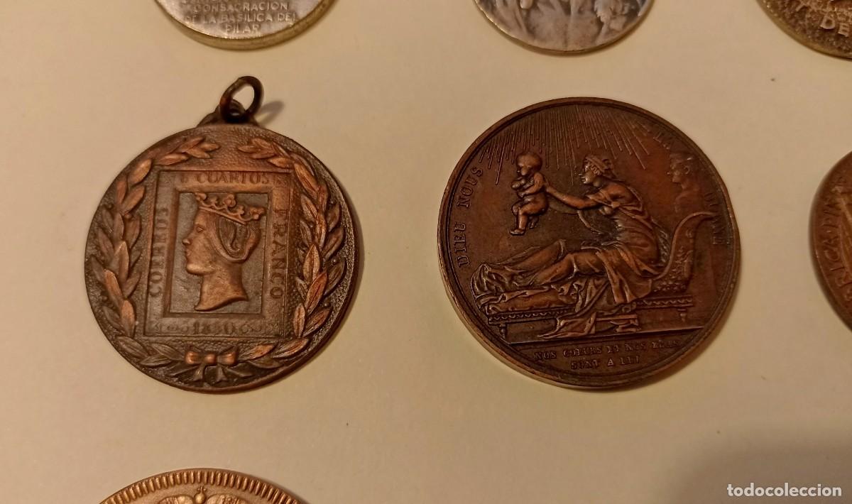 Monedas de Espa&ntilde;a: LOTE DE 9 MEDALLAS VARIADAS - Foto 3