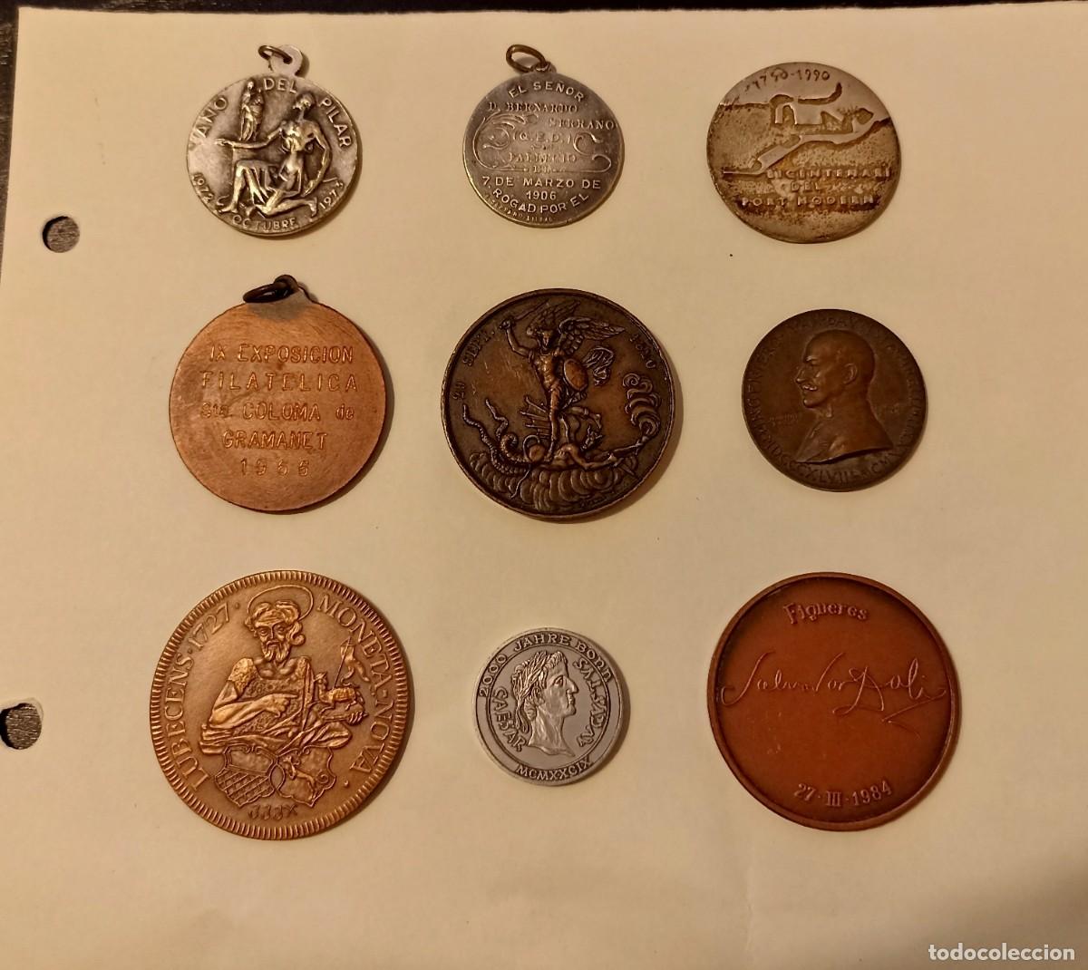 Monedas de Espa&ntilde;a: LOTE DE 9 MEDALLAS VARIADAS - Foto 7