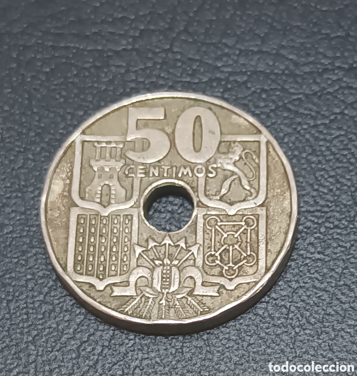 Monedas de Espa&ntilde;a: Moneda 50 centimos peseta - Foto 2