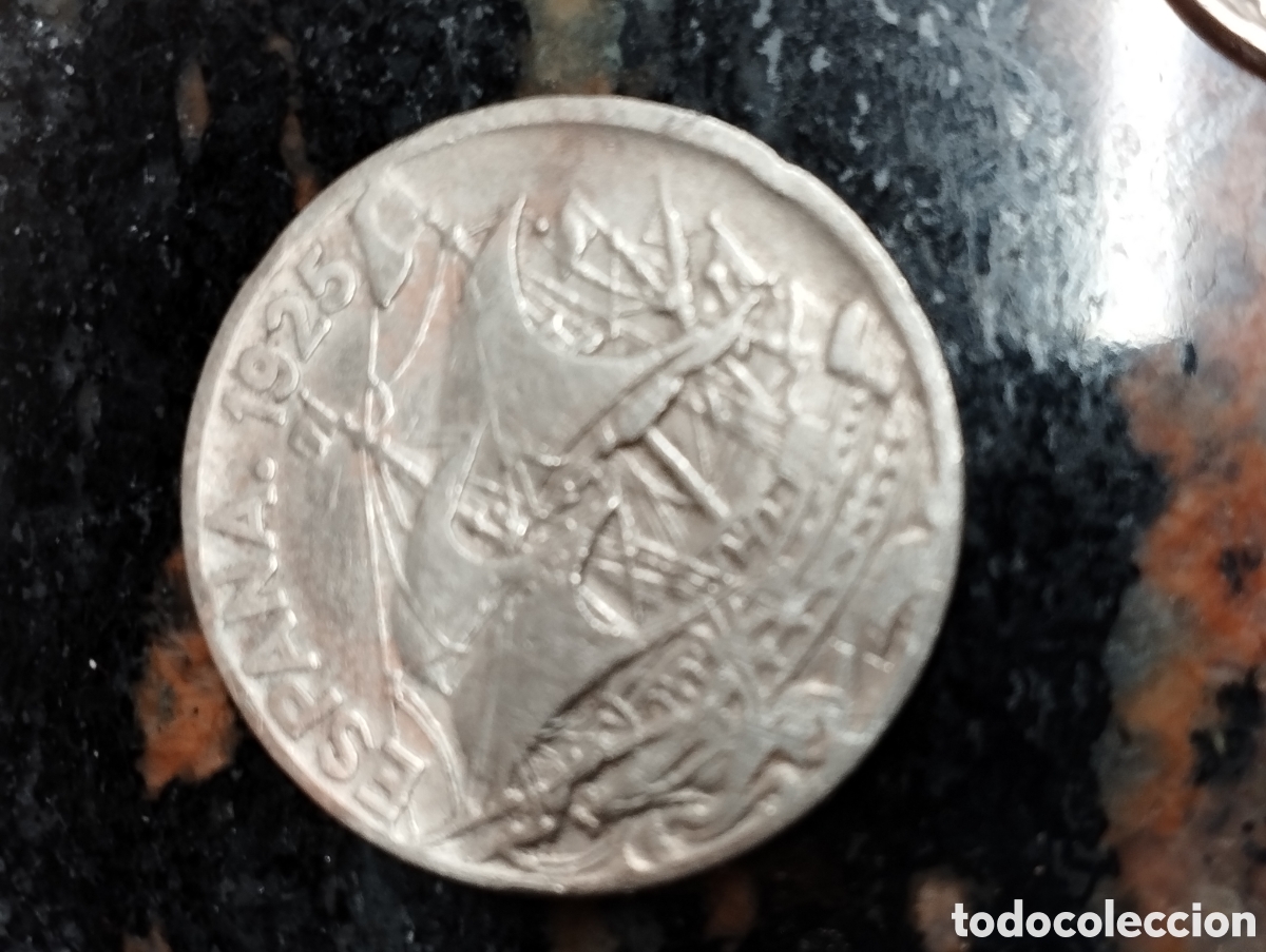 Monedas de Espa&ntilde;a: Lote 3 monedas 25 c&eacute;ntimos 1925 - Foto 5