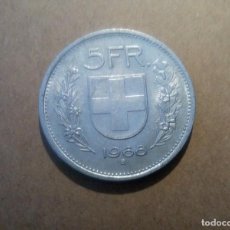 Monedas de España: MONEDA DE 5 FRANCOS SUIZOS AÑO 1968 , DIAMETRO APROX 30 MM , PESO APROX 13,4 GR, VER