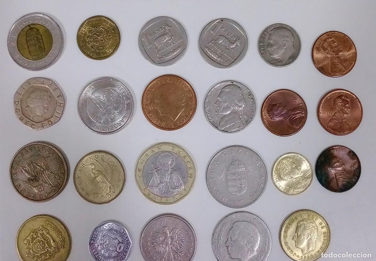 Monedas de Espa&ntilde;a: Lote de monedas del mundo - Foto 1