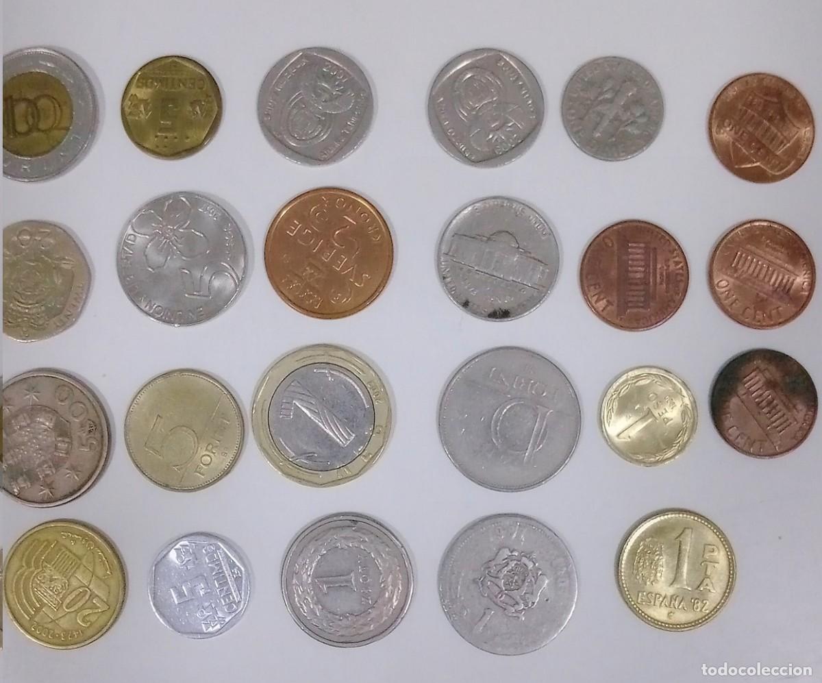 Monedas de Espa&ntilde;a: Lote de monedas del mundo - Foto 2