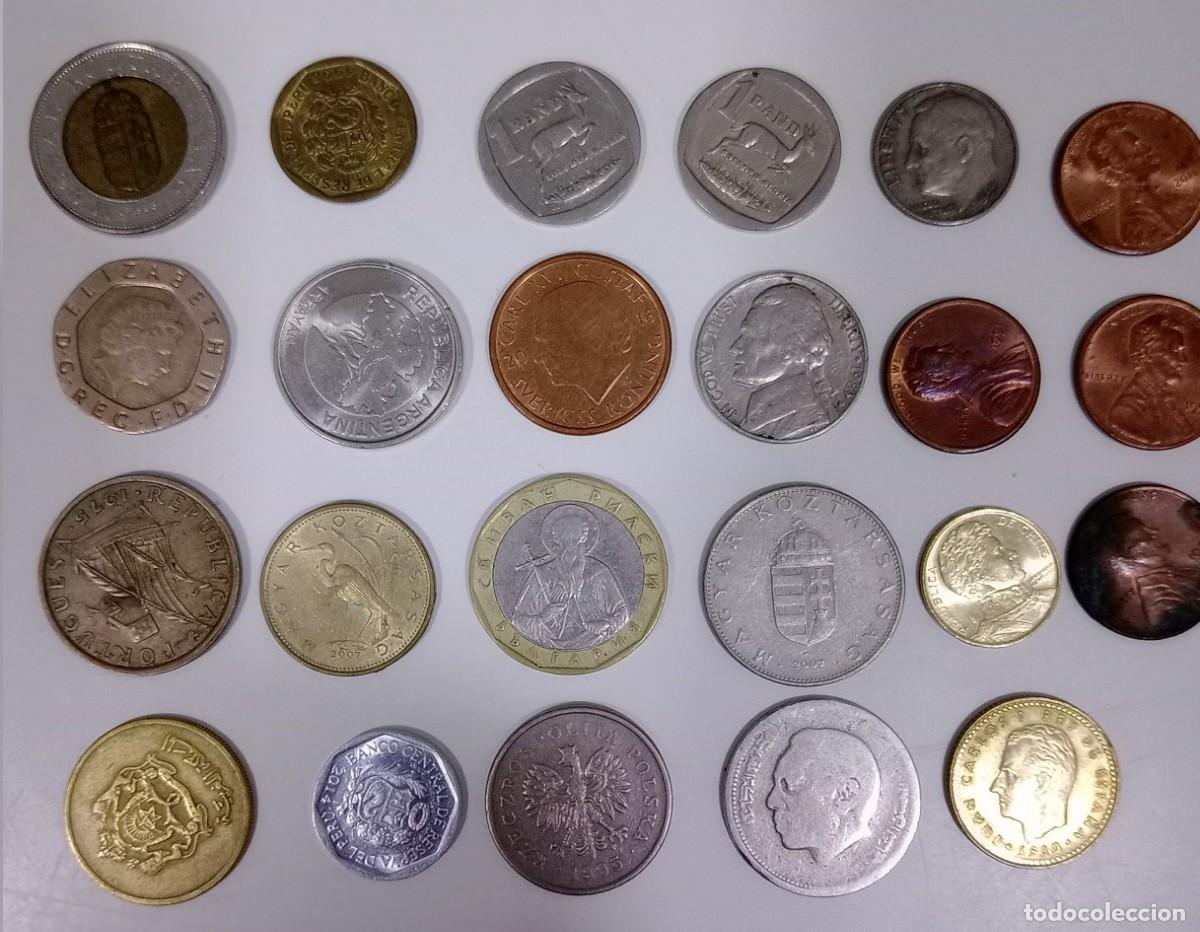 Monedas de Espa&ntilde;a: Lote de monedas del mundo - Foto 3
