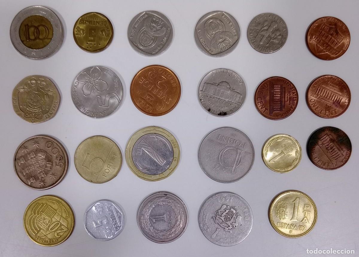 Monedas de Espa&ntilde;a: Lote de monedas del mundo - Foto 6