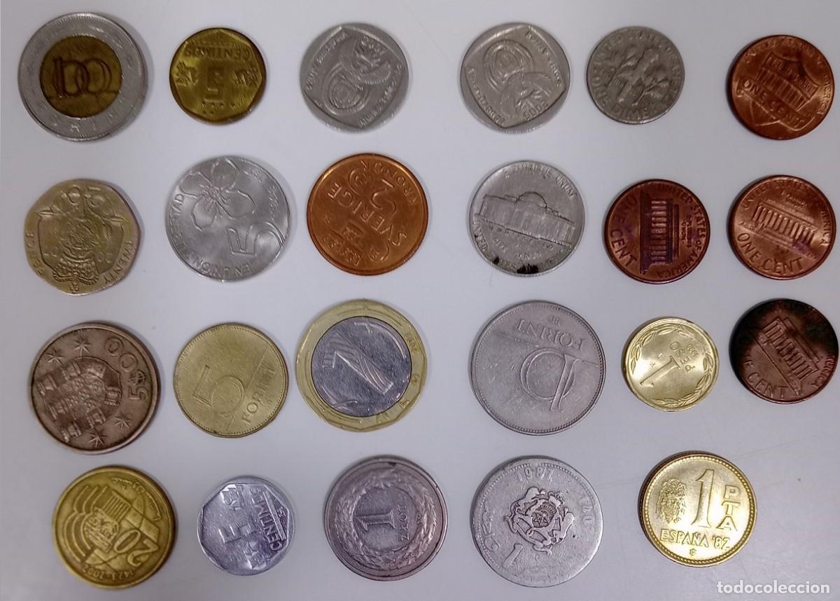 Monedas de Espa&ntilde;a: Lote de monedas del mundo - Foto 7