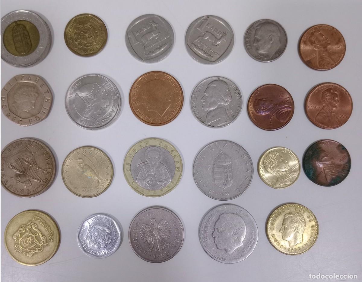Monedas de Espa&ntilde;a: Lote de monedas del mundo - Foto 8