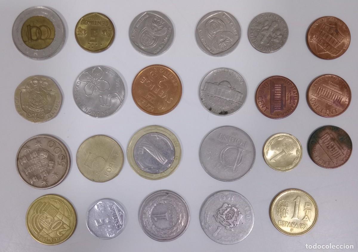 Monedas de Espa&ntilde;a: Lote de monedas del mundo - Foto 9