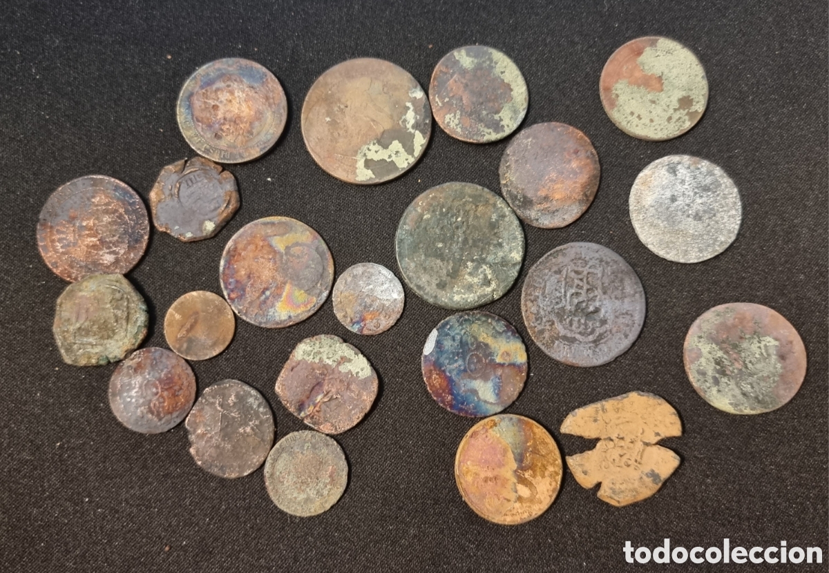 Monedas de Espa&ntilde;a: 22 monedas a identificar - Foto 1