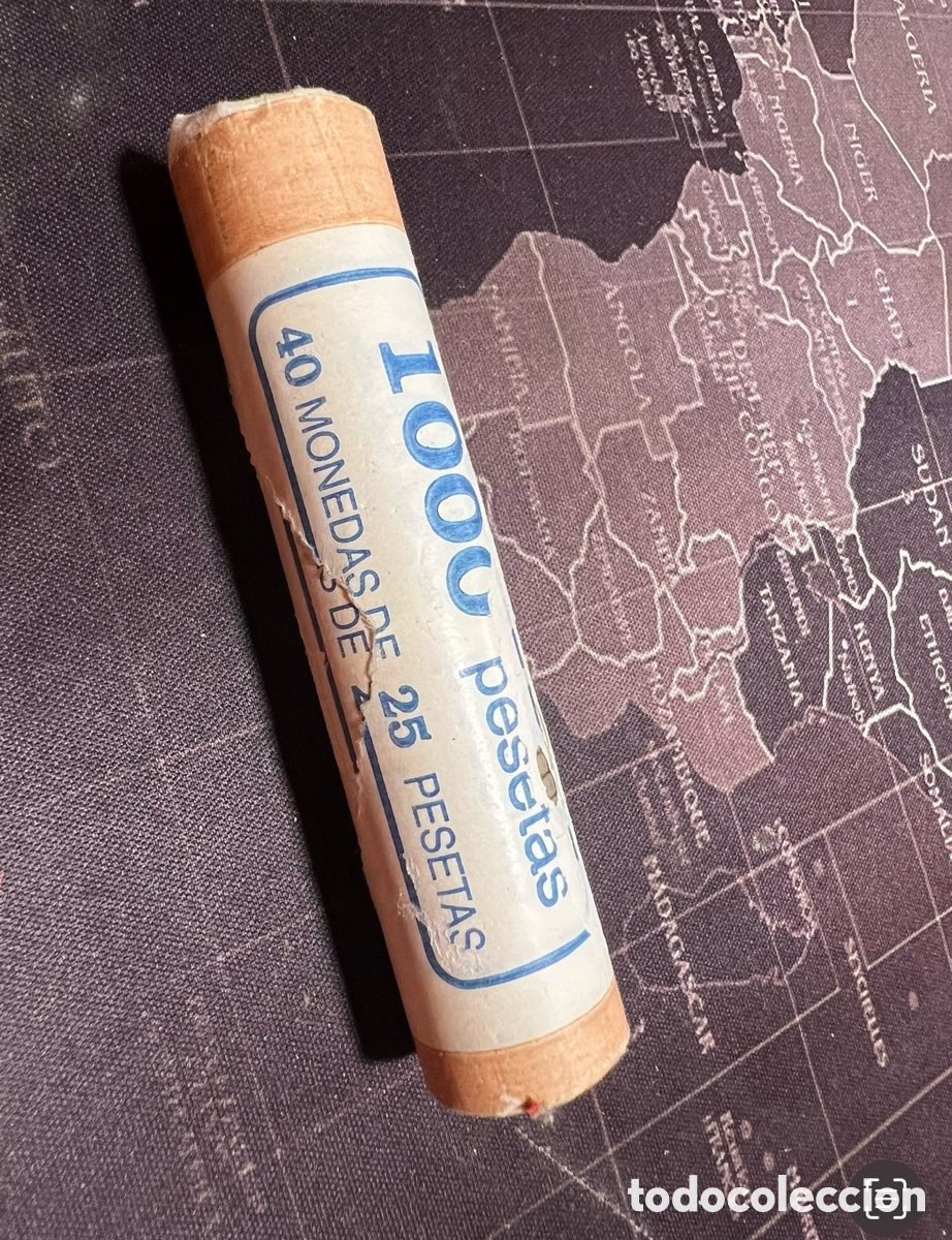 Monedas de Espa&ntilde;a: RULO 40 MONEDAS 25 Pesetas - Foto 1