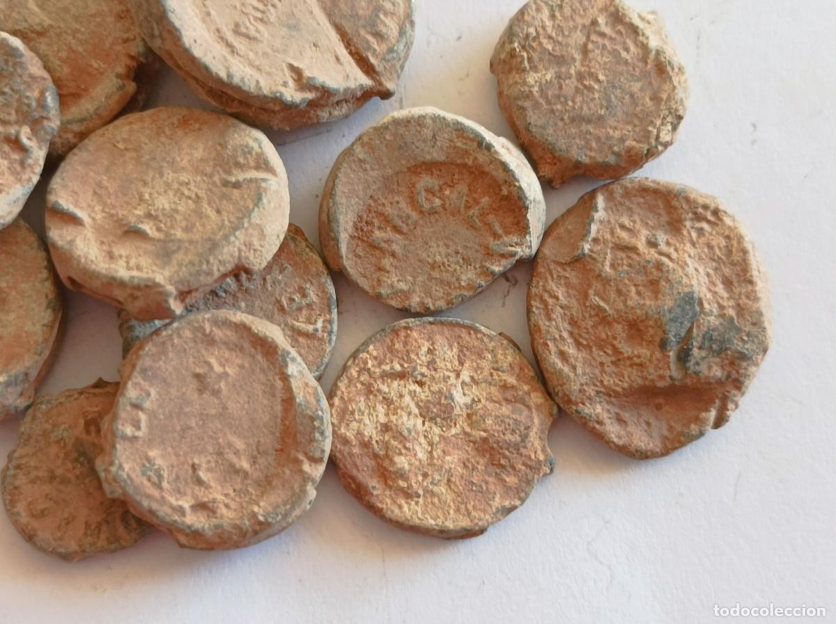 Monedas de Espa&ntilde;a: LOTE DE PRECINTOS COMERCIALES DE PLOMO - Foto 3