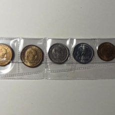 Monedas de España: ESPAÑA TIRA DE 8 VALORES ESTADO ESPAÑOL SIN CIRCULAR BRILLO ORIGINAL, LOTE 8200