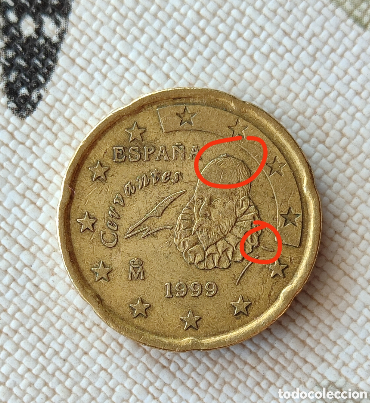 Monedas de Espa&ntilde;a: Moneda 20 c&eacute;ntimos 1999 - Foto 2