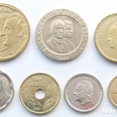 Monedas de España: CONJUNTO DE MONEDAS DEL REY JUAN CARLOS 1º. SC.