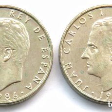Monedas de España: PAREJA DE MONEDAS DE 100 PESETAS. 1986. LISES ARRIBA Y ABAJO. SIN CIRCULAR.