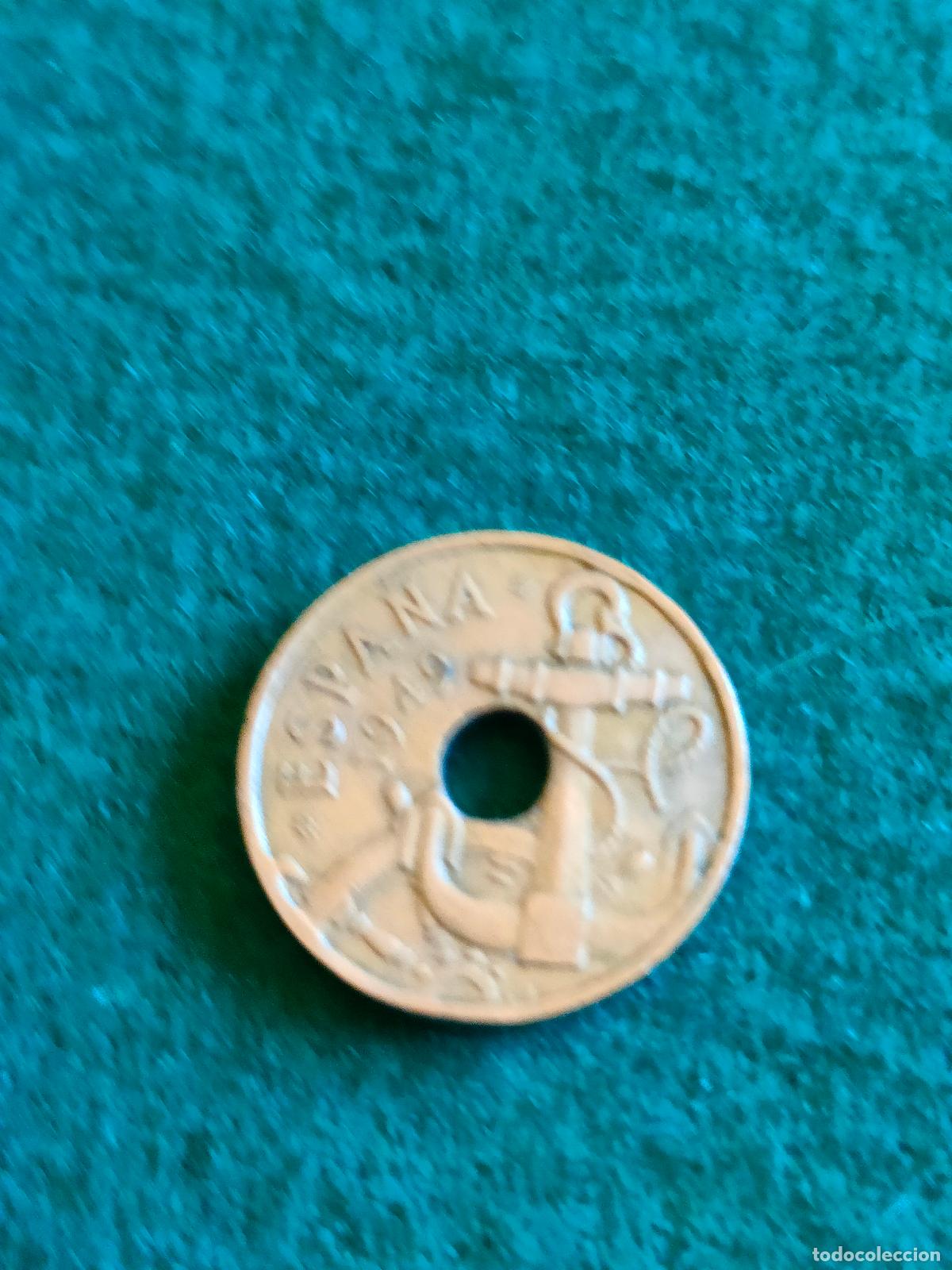 Monedas de Espa&ntilde;a: MONEDA DE 50 CENTIMOS 1949 FLECHAS INVERTIDAS - Foto 2